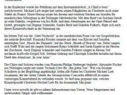 Kirchenkonzert 2016
